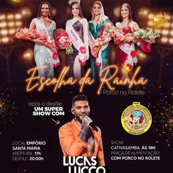 Escolha da Rainha da festa do Porco Assado no Rolete 50 anos