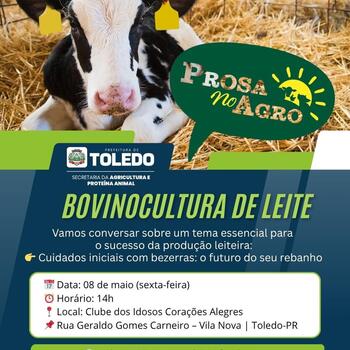 PROSA NO AGRO – BOVINOCULTURA DE LEITE