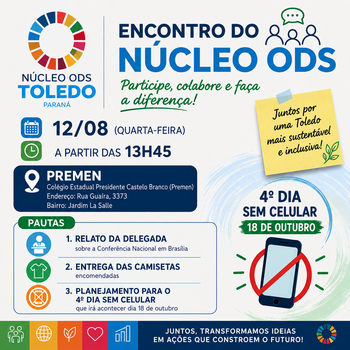 Convite | Encontro do Núcleo ODS Toledo