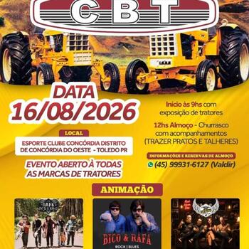 🚜💛 Vem aí o 5º Encontro de Tratores CBT!