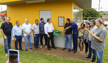 Ato marca a inauguração do Ecoponto do Santa Clara IV