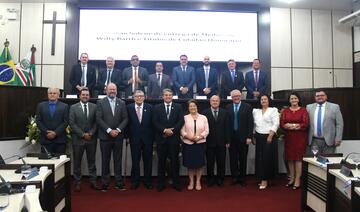 Entrega de Cidadania Honorária e Medalha Willy Barth marcam noite de homenagens na Câmara de Toledo