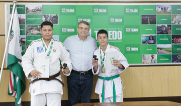 Samuel Canodá sagrou-se campeão Brasileiro Sub 13 e João Pedro da Cruz Paz, vice campeão Brasileiro Região V