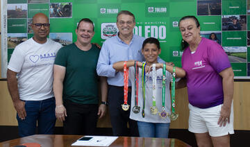 Heitor Isaque do Nascimento (10) já conquistou o terceiro lugar no Campeonato Brasileiro e sonha em representar Toledo e o Brasil nas Olimpíadas