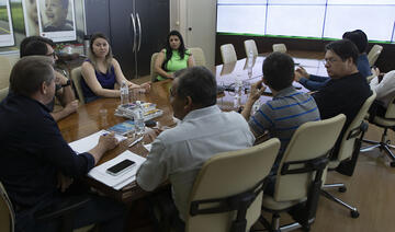 Presidente e vice da Associação dos Engenheiros e Arquitetos de Toledo participaram de encontro ocorrido na manhã de hoje (25) na Sala de Reuniões do Gabinete do Prefeito