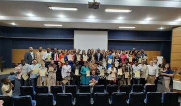 Evento na manhã de sábado (7), no Auditório Acary Oliveira, encerrou capacitações em língua portuguesa para não brasileiros e de crioulo haitiano para servidores