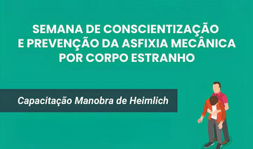 Médicas estarão em uma das palestras do evento, que ocorre na próxima quarta (19), na Semana de Conscientização e Prevenção da Asfixia Mecânica por Corpo Estranho