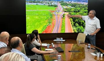 Representantes do DER-PR foram recebidos por uma equipe da prefeitura e discutiram a viabilidade de continuar o projeto