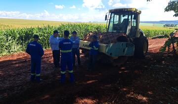 Equipe da Emdur deu início às obras no dia 17 e trabalha para que a obra seja concluída o quanto antes 