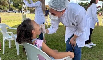 Profissionais da Saúde Bucal fizeram avaliações das condições bucais dos visitantes e deram orientações quanto ao acesso aos serviços