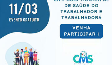 O Conselho Municipal de Saúde de Toledo realizará um simpósio com enfoque para a saúde dos trabalhadores no dia 11 de março 
