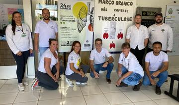 As Unidades Básicas de Saúde de Toledo realizaram ações de incentivo ao combate da tuberculose em alusão ao mês do combate da doença