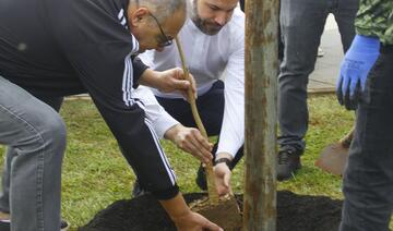 Foi plantado um Ipê-branco ao lado do letreiro “Eu amo Toledo” em homenagem ao papa Francisco