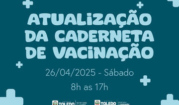 Crianças e adolescentes de zero a 15 anos poderão atualizar a caderneta de vacinas 