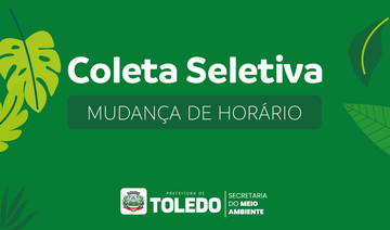 A coleta de materiais recicláveis Porta a Porta, programada para esta quinta-feira (01) será realizada excepcionalmente na sexta-feira (02)
