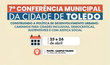 Evento ocorrerá nos dias 25 e 26 de abril (sexta e sábado) no auditório do câmpus local da PUCPR; toda a população está convidada para participar das atividades