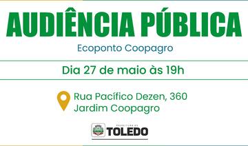 A Secretaria Municipal do Meio Ambiente apresentará soluções para ponto de coleta de materiais recicláveis e inservíveis na região do Coopagro