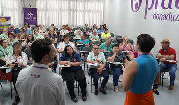Eles conheceram as estruturas da empresa, e o programa Prati 50+, com vagas de emprego voltadas para pessoas com 50 anos de idade ou mais