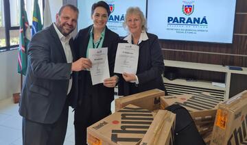 Equipamentos foram recebidos em evento da Secretaria do Desenvolvimento Social e Família em Curitiba