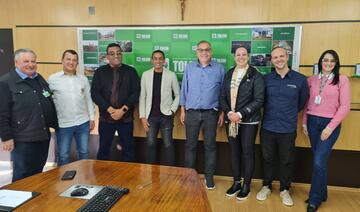 O grupo aproveitou para apresentar a coordenação do Núcleo Setorial de Imobiliárias da Associação Comercial e Empresarial de Toledo (Acit)