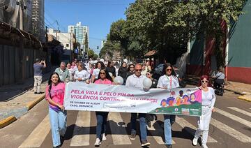 Ato reuniu cerca de 150 pessoas nesta terça-feira (22), com saída da Praça da Cultura até o Parque Ecológico Diva Paim Barth