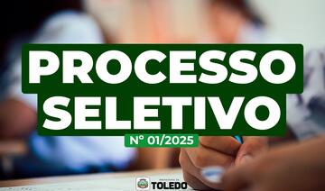Edital do Processo Seletivo Simplificado nº 01/2025 foi publicado na edição desta terça (8) do Órgão Oficial; inscrições podem ser feitas entre 16/7 e 1º/8