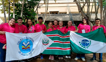 Integrantes do Clube de Ciências do Colégio Estadual Jardim Porto Alegre viajaram com o apoio da Prefeitura de Toledo e voltaram cheios de medalhas
