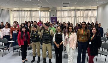Ação abordou formas de violência e canais de proteção às mulheres