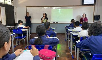 Equipe pedagógica do Centro de Referência Especializado de Assistência Social (Creas II) conscientizou alunos do 6° ano do Colégio Estadual Cívico-Militar Novo Horizonte sobre medidas socioeducativas