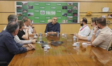 Comitiva liderada por Vidal Martins conversou, na tarde desta quinta-feira (18), sobre planejamento de investimentos da universidade nas áreas de saúde e ciências agrárias 