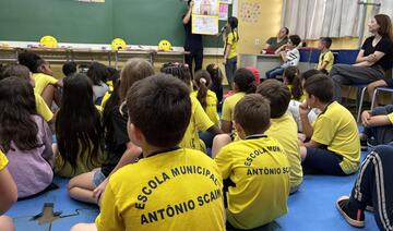 Evento envolveu todas as turmas da instituição em quatro estações de leitura e atividades lúdicas