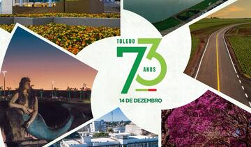 O aniversário de 73 anos de Toledo está chegando e a prefeitura preparou uma programação especial para realizar uma celebração à altura