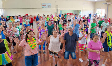 Com participação de aproximadamente 480 idosos, eventos na semana passada marcaram os festejos alusivos à data nos Centros de Revitalização da Terceira Idade