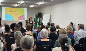 Cerca de 44 pessoas lotaram, nesta quinta-feira (26), o auditório do local para acompanharem evento de capacitação para elaboração de projetos para editais