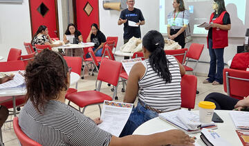Capacitação teve início no último fim de semana, na PUCPR/Toledo; ao todo, 75 pessoas (25 em cada classe) estão inscritos nos níveis básico e intermediário