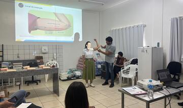 A fim de garantir a qualidade e segurança do atendimento, 6 médicos receberam treinamento técnico, teórico e prático
