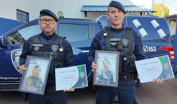 A Prefeitura de Toledo reconheceu o ato dos guardas municipais do mês de março, Genuir Giaretta e José Roberto Casanova, que foram homenageados nesta sexta-feira (27)