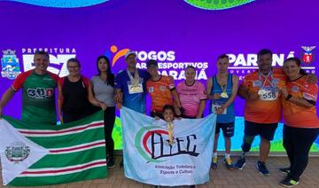 Delegação competiu em Foz do Iguaçu, semana passada, e alcançou a 15ª colocação geral