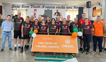 Equipe do CTI esteve, na última segunda-feira (6), na abertura do evento, que conta com a participação de cerca de 500 idosos que representaram 16 municípios