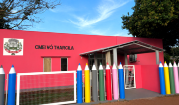 Localizado na Rua Rodrigues Alves, no Jardim Coopagro, o Centro Municipal de Educação Infantil Vó Tharcila será reinaugurado na próxima terça-feira (2) às 19h