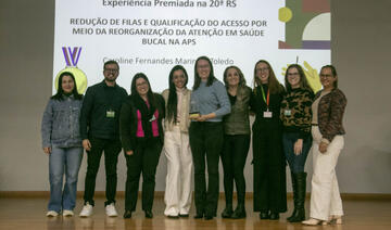 Trabalho focado na redução de filas na saúde bucal, apresentado por Caroline Fernandes Marin de Toledo, foi selecionado em mostra realizada nesta quarta (13)