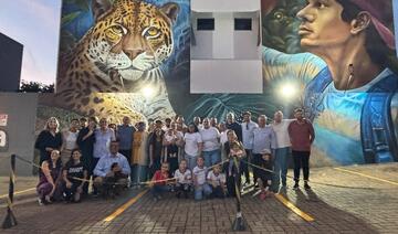 Obra assinada pelo artista plástico Isaac Souza foi executada na Grande Pioneiro em 10 dias, após mais de um ano de planejamento