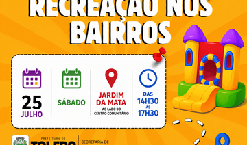Programação gratuita da Smel será realizada das 14h30 às 17h30, ao lado do Centro Comunitário do Jardim da Mata