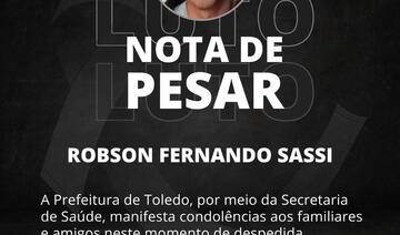A Administração Municipal manifesta condolências pelo falecimento de servidor público