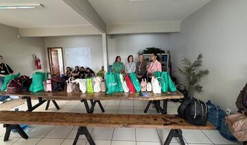 Kits foram arrecadados durante o evento Toodas no Agro e entregues pela Secretaria da Mulher em parceria com a Secretaria de Agricultura e Proteína Animal