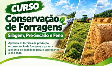 Até dezembro, 7 capacitações serão ministradas na sede da entidade e a primeira delas (Conservação de forragens) ocorrerá entre quarta e sexta (14 a 16) da semana que vem